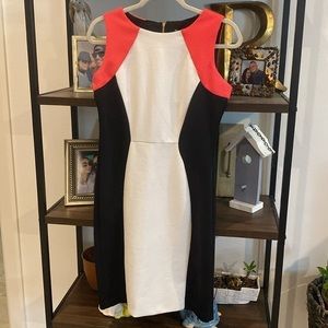 RN Studio Ronni Nicole Career Shift Dress 4 Colorblock​​​​​​​
